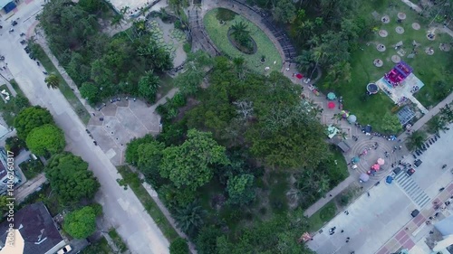 Aerial drone images of Leticia, Amazonas