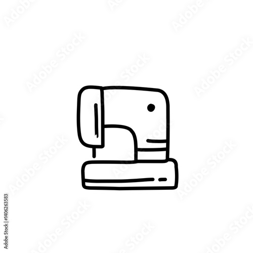 electronics doodle line icon