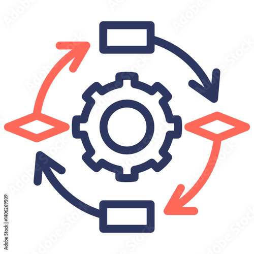 Process Diagram Icon