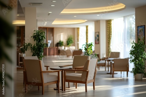 Interior of a modern nursing home