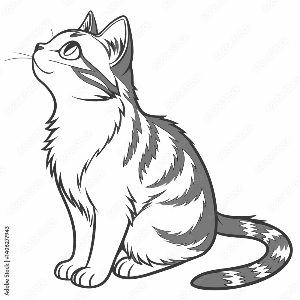 Obraz premium Cat vector design