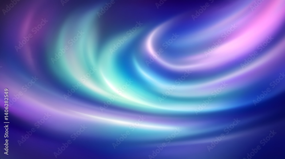 Abstract Swirls of Blue and Purple Light Abstract Swirls of Blue and Purple Light