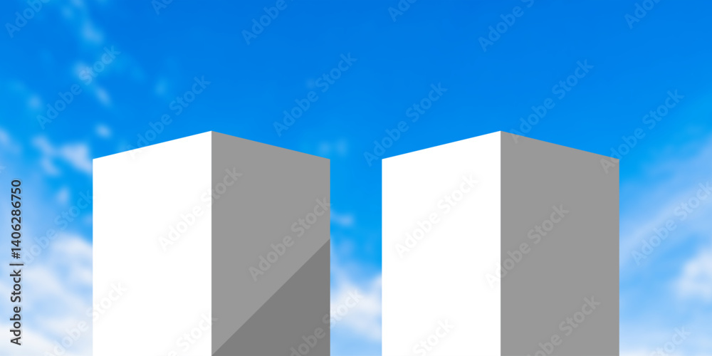 Minimal podium with clean design under blue sky, perfect for showcasing products or branding ads. Ideal for modern presentations, digital marketing, and commercial use. Minimal podium with clean design under blue sky, perfect for showcasing products or branding ads. Ideal for modern presentations, digital marketing, and commercial use.