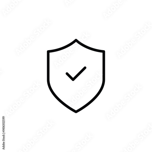 Shield check mark icon vector Free Download Shield check mark icon vector - GFXLoad