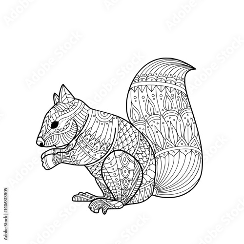 squirrel with a nut