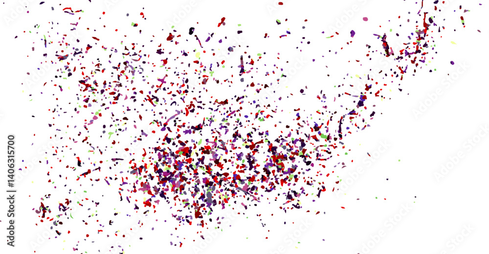 Abstract Stream of Vibrant Confetti Scatter on White Backdrop, Celebration Background, Festive Multicolored Fragments, Party Decoration, Celebration Event Concept, Colorful Burst Abstract Stream of Vibrant Confetti Scatter on White Backdrop, Celebration Background, Festive Multicolored Fragments, Party Decoration, Celebration Event Concept, Colorful Burst