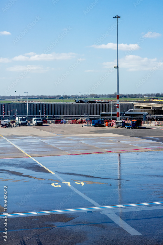 Netherlands, Holland, Dutch, a parking lot