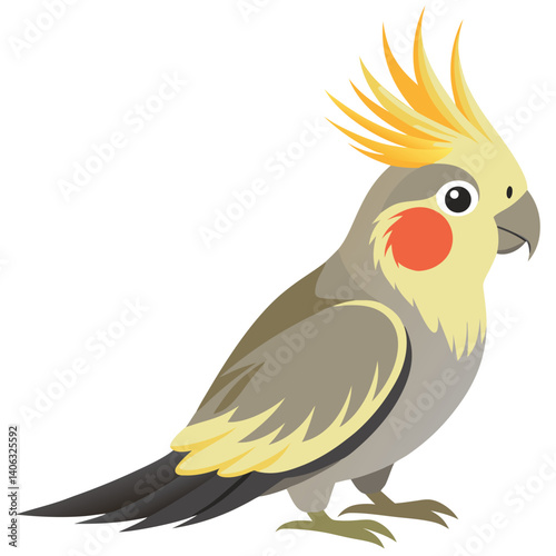 Goldfinch isolated on white background