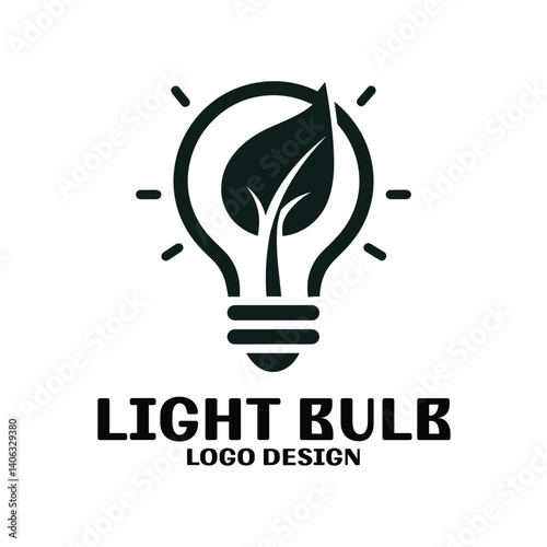 Light Bulb Vector Logo Design