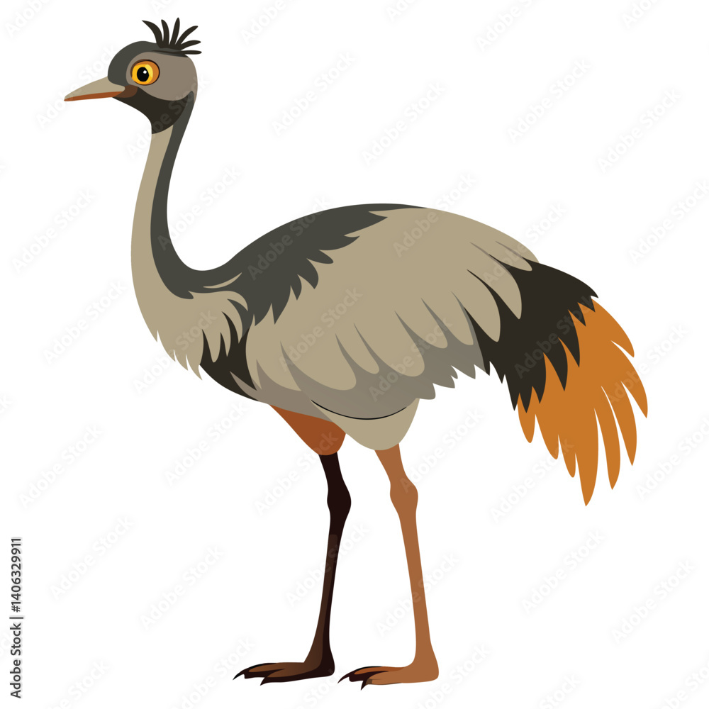 Obraz premium Cuckoo bird isolated on white background