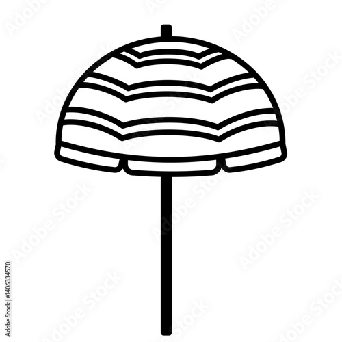 vector illustration of an umbrella