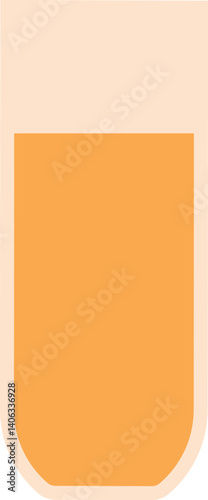 Glass of craft beer vector illustratio