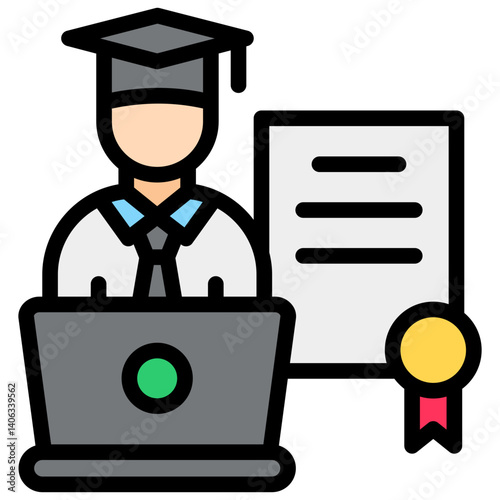 online graduation icon