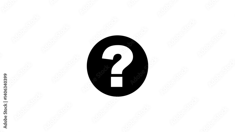 question mark symbol on white background. question mark symbol on white background.