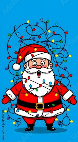 Santa Claus with deco's