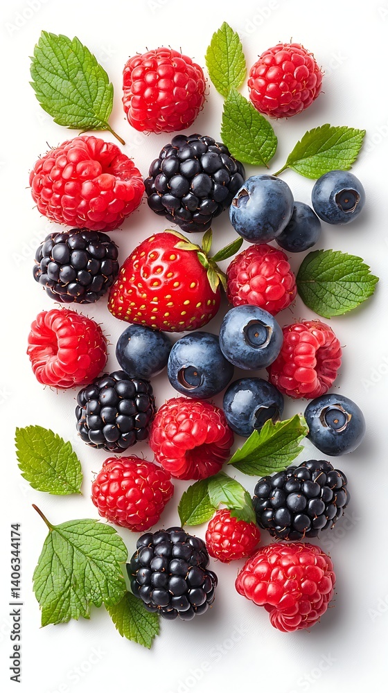 Fresh Berries Composition Fresh Berries Composition