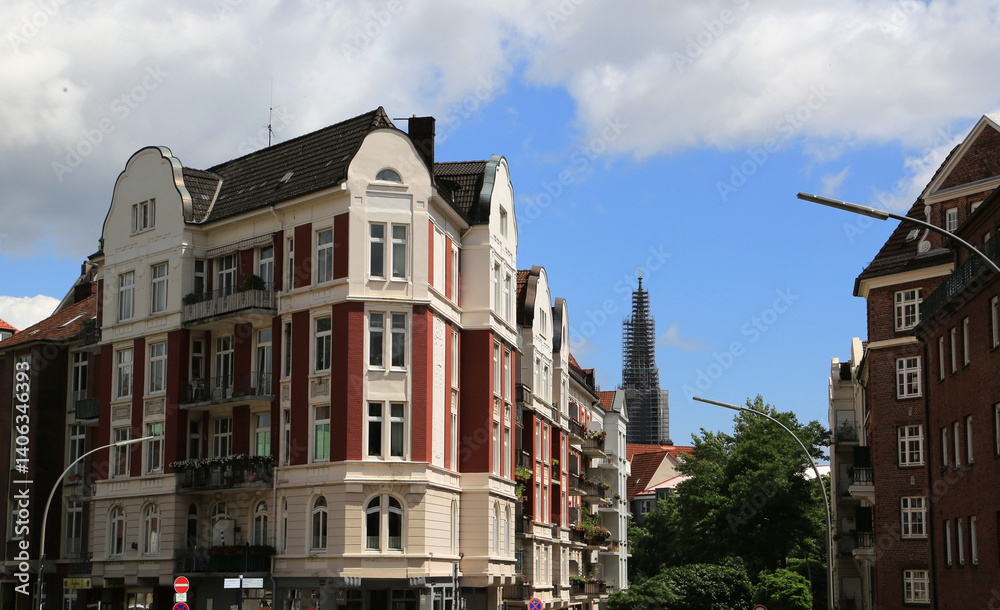 Obraz premium old houses in amsterdam
