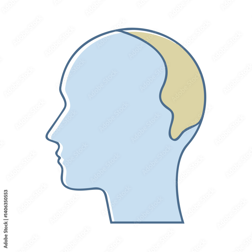 human head icon, human head vector illustration-simple illustration of human head , perfect for human head logos and icons human head icon, human head vector illustration-simple illustration of human head , perfect for human head logos and icons