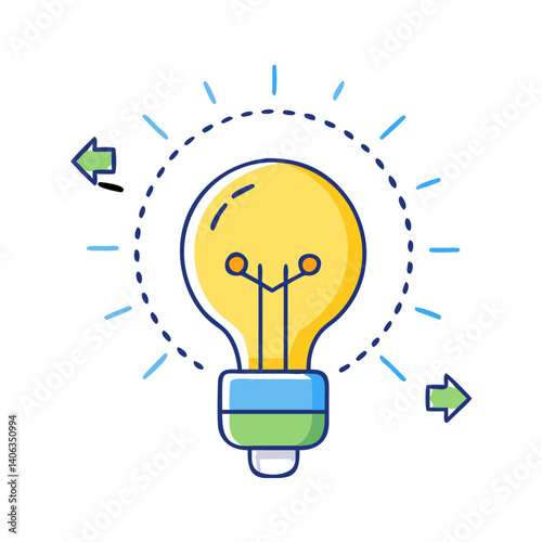 innovative idea  icon, innovative idea  vector illustration-simple illustration of innovative idea , perfect for innovative idea  logos and icons