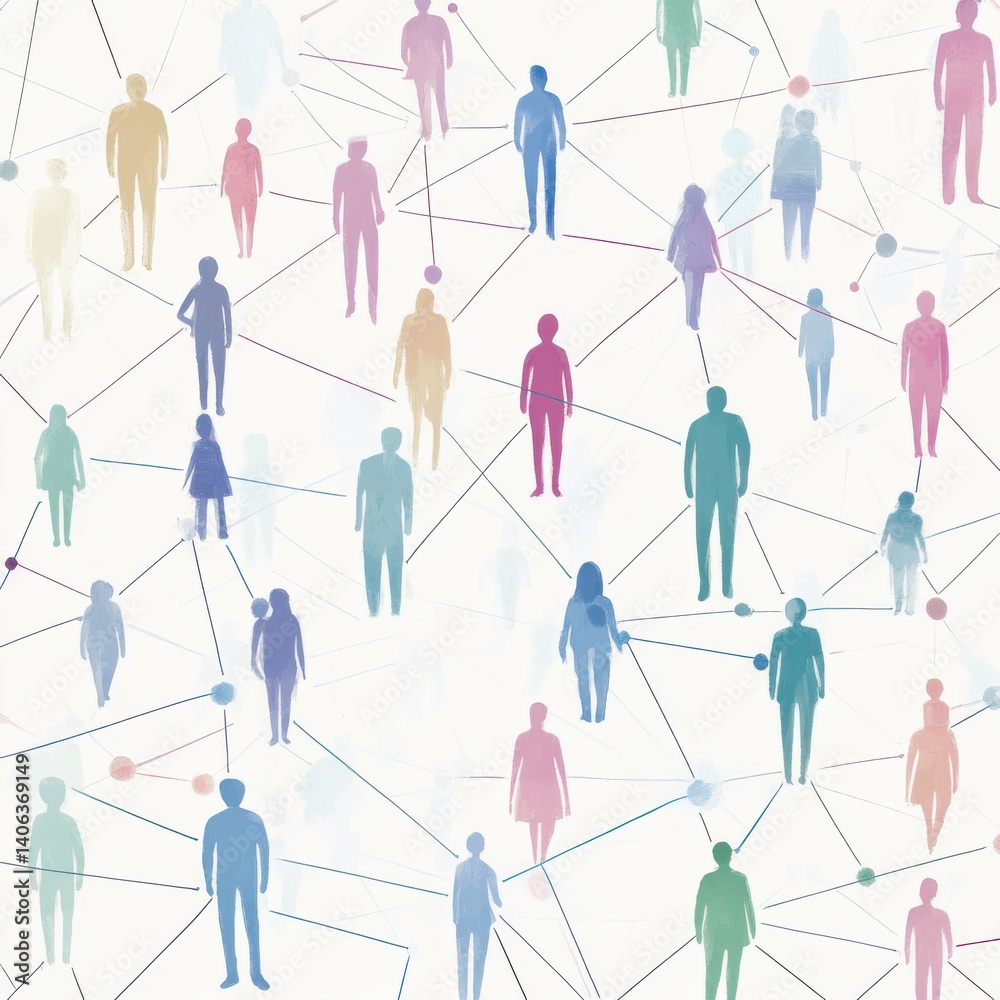 Global Network: Interconnected People in a Complex Web of Relationships Global Network: Interconnected People in a Complex Web of Relationships