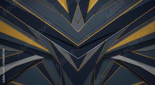 Blue and yellow abstract background