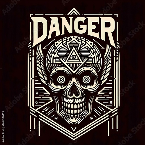 
danger alert with artistic details 22