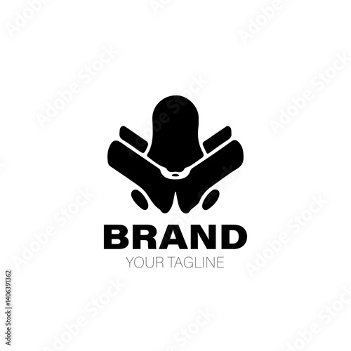 Outlaw Logo. Outlaw Logo Design. Outlaw Logo Brand. Outlaw Logo Vector Design Isolated on White Background