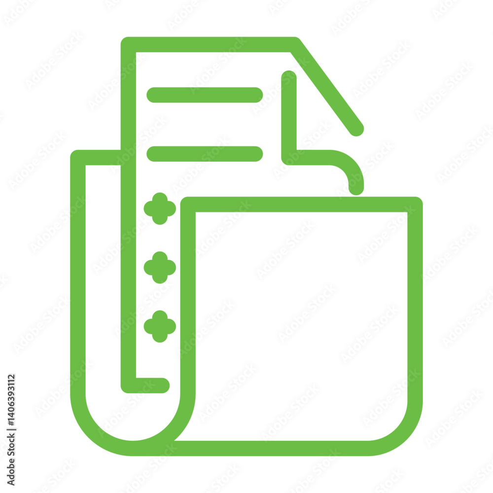 Document icons. Document icons.