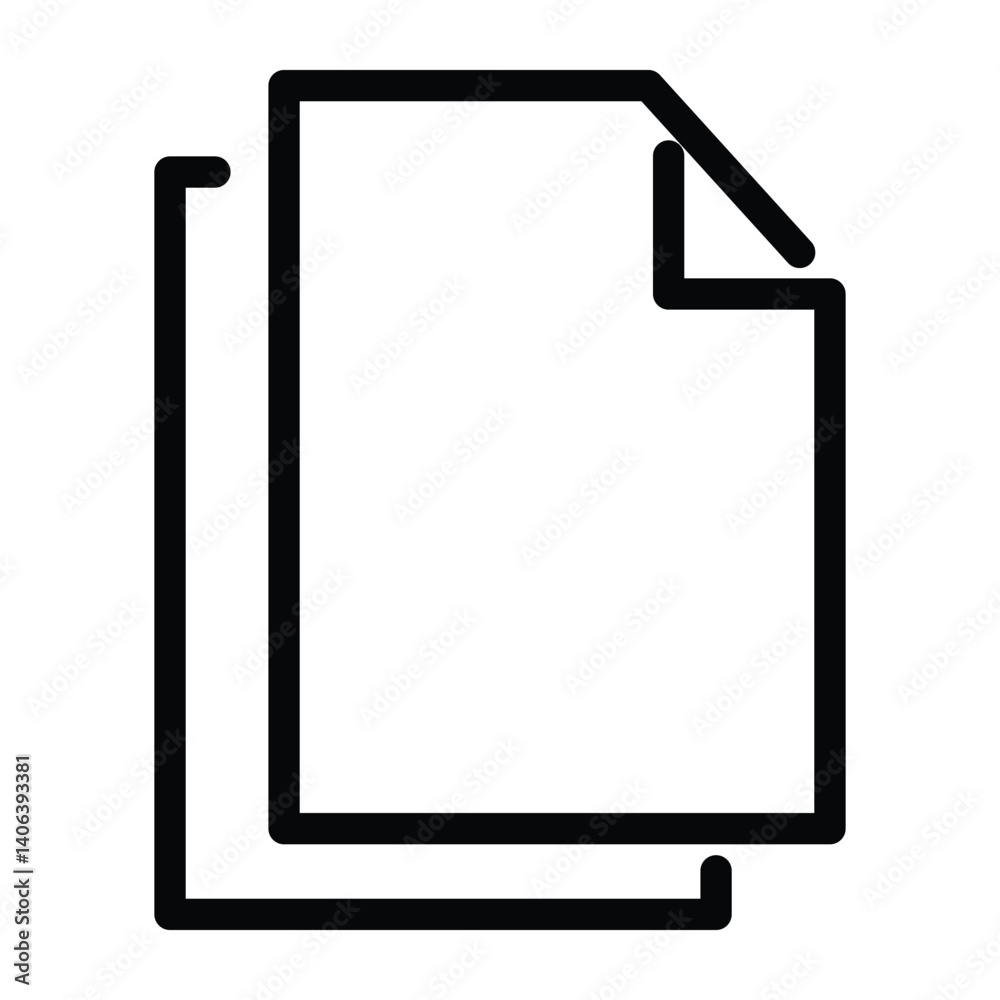 Document icons. Document icons.