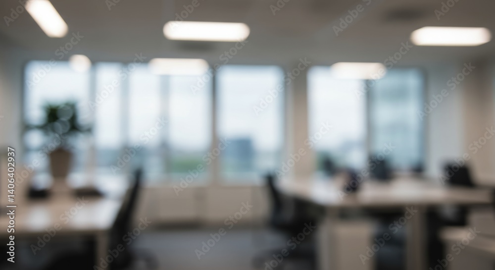 Blurred Modern Office Background Blurred Modern Office Background