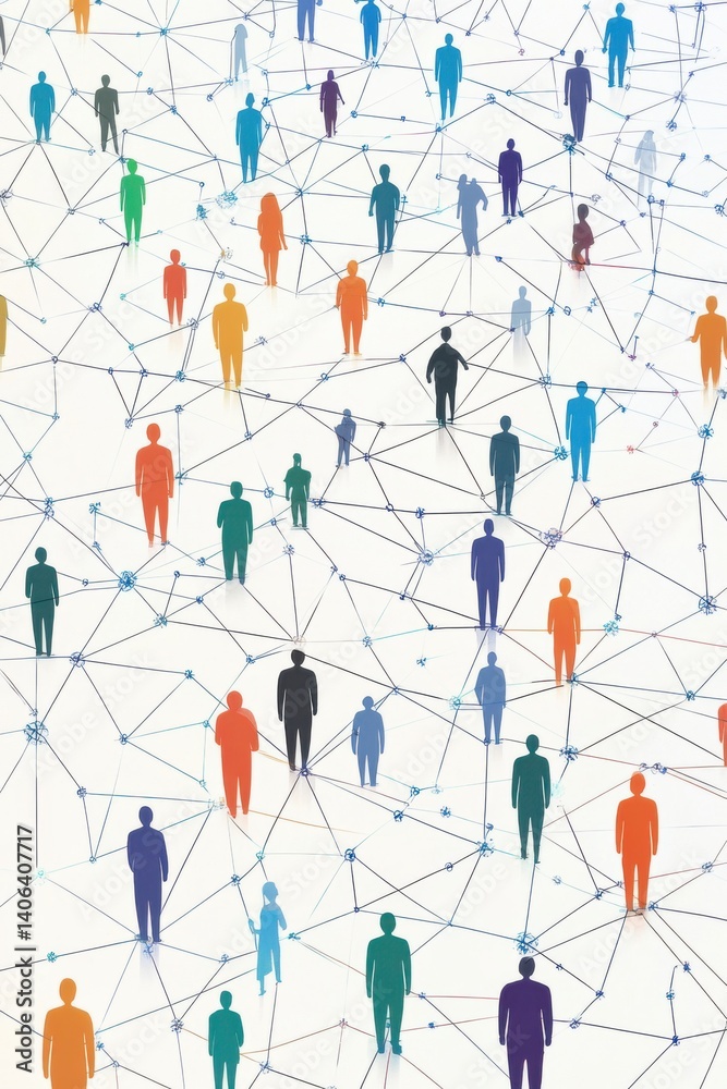 Global Network: Interconnected People in a Complex Web of Relationships Global Network: Interconnected People in a Complex Web of Relationships