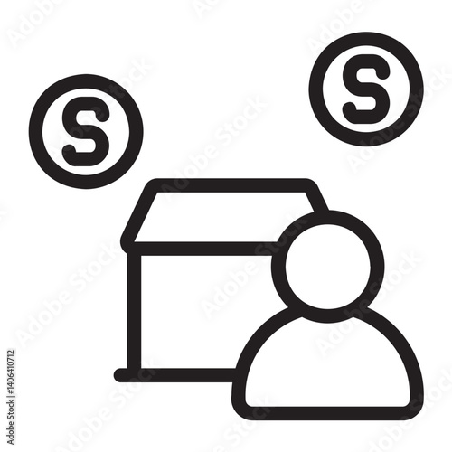 broker line icon