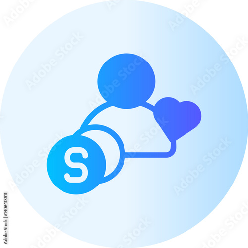 pledge gradient icon