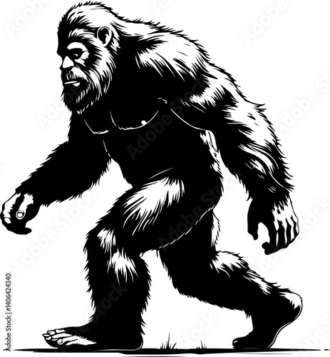 "Shadow of the Wild: Bigfoot in Motion"

"Legend in the Mist: The Walking Sasquatch"

"Myth on the Move: Bigfoot Silhouette"

