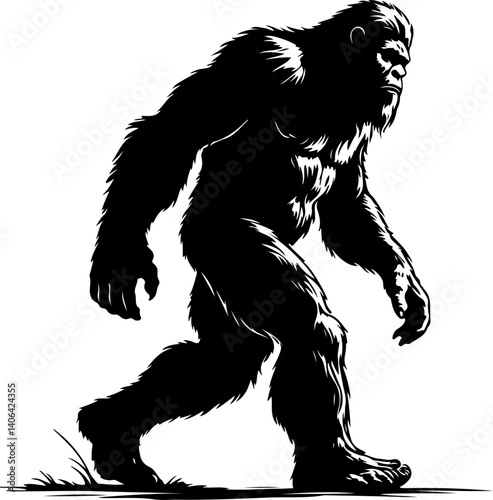 "Shadow of the Wild: Bigfoot in Motion"

"Legend in the Mist: The Walking Sasquatch"

"Myth on the Move: Bigfoot Silhouette"

