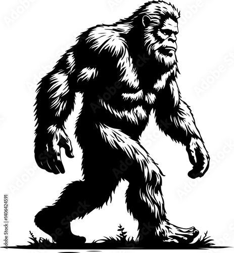 "Shadow of the Wild: Bigfoot in Motion"

"Legend in the Mist: The Walking Sasquatch"

"Myth on the Move: Bigfoot Silhouette"

