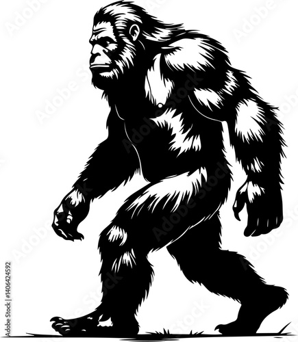 "Shadow of the Wild: Bigfoot in Motion"

"Legend in the Mist: The Walking Sasquatch"

"Myth on the Move: Bigfoot Silhouette"

