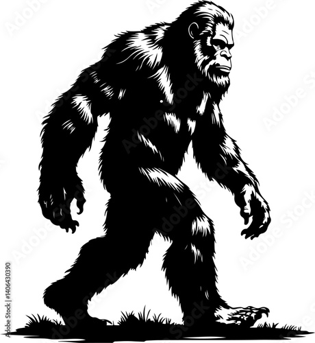 "Shadow of the Wild: Bigfoot in Motion"

"Legend in the Mist: The Walking Sasquatch"

"Myth on the Move: Bigfoot Silhouette"

