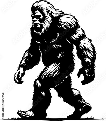 "Shadow of the Wild: Bigfoot in Motion"

"Legend in the Mist: The Walking Sasquatch"

"Myth on the Move: Bigfoot Silhouette"

