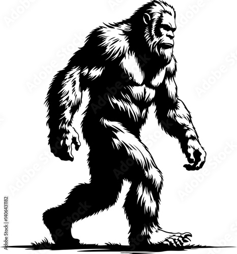 "Shadow of the Wild: Bigfoot in Motion"

"Legend in the Mist: The Walking Sasquatch"

"Myth on the Move: Bigfoot Silhouette"

