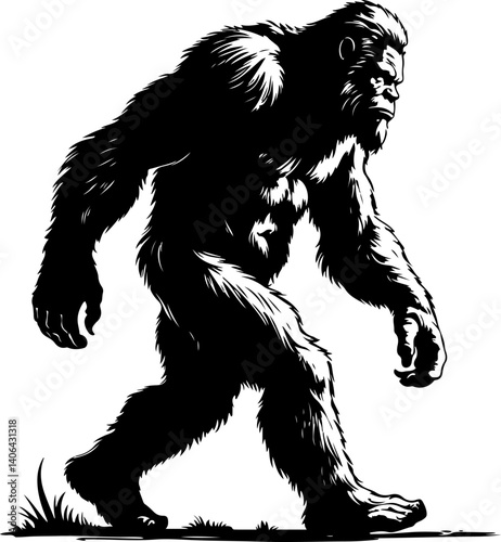 "Shadow of the Wild: Bigfoot in Motion"

"Legend in the Mist: The Walking Sasquatch"

"Myth on the Move: Bigfoot Silhouette"

