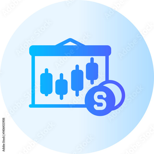 stock gradient icon