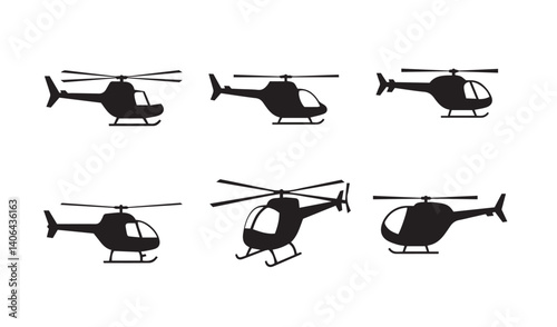 Minimalist helicopter concepts ideal for aviation safety awareness campaigns

