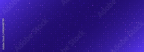 Bright glowing pixel dot pattern. Purple color mosaic pattern backdrop. Abstract neon grid wallpaper. Vector modern technology, business, science, healthcare, medicine, presentation design background