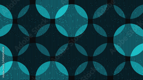 Abstract Digital Circle Technology Background,comic and Motion concept design,vector.