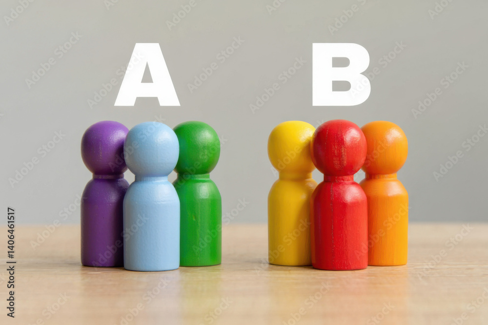 Choosing Between Options A and B A Visual Representation of Decision-Making Choosing Between Options A and B A Visual Representation of Decision-Making