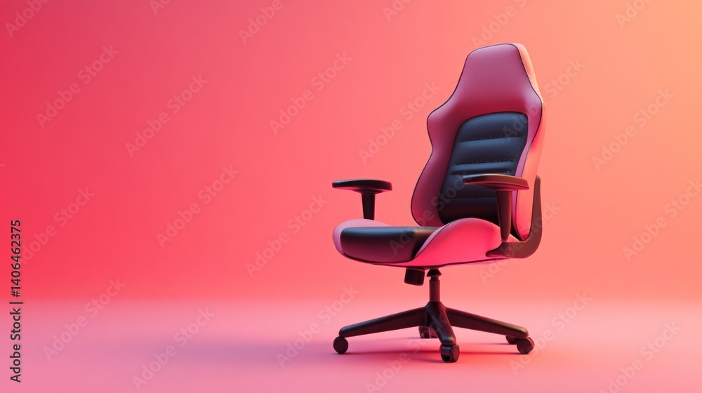 Fototapeta premium 3d style gaming chair