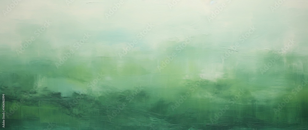 morning mist in the forest