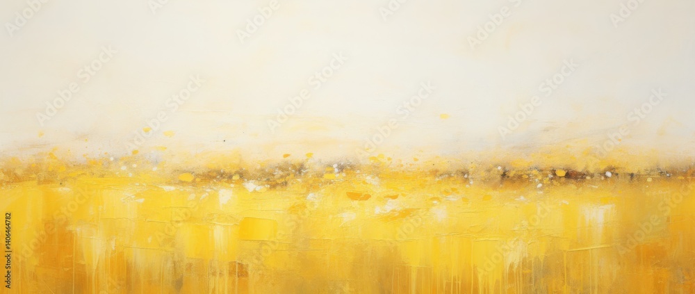 Golden Haze Landscape