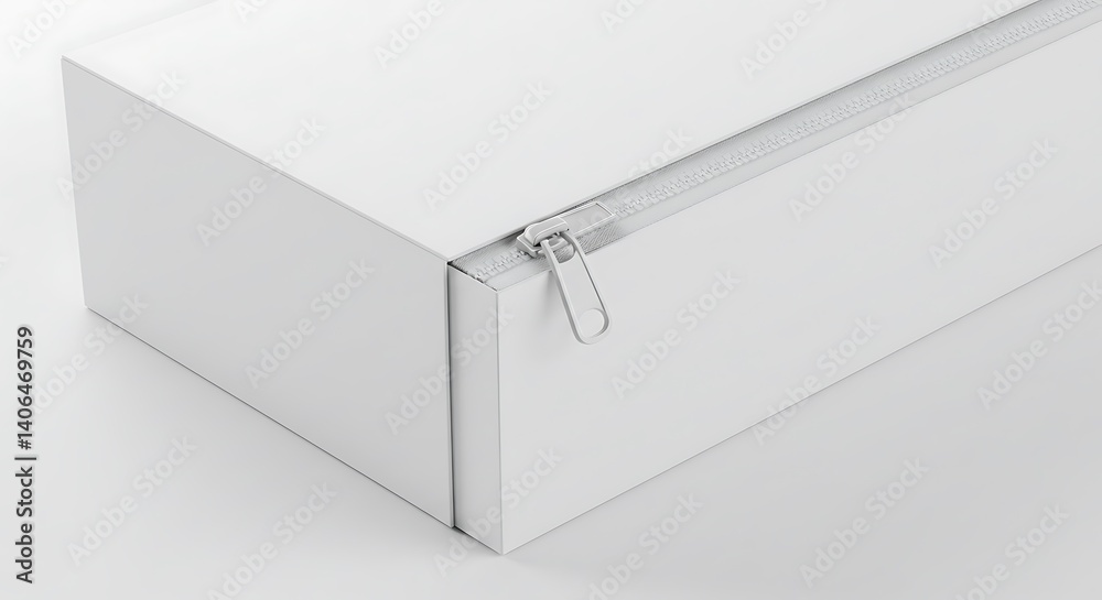 box white in zipper